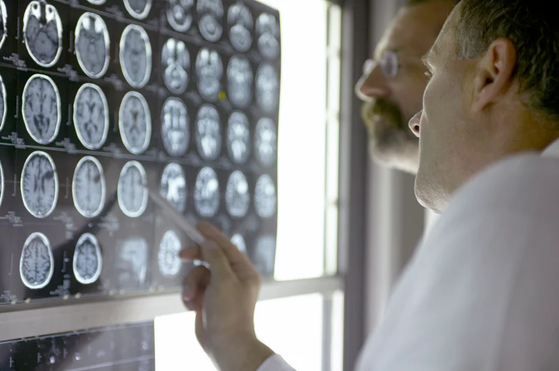 Medical Professional reviewing scans